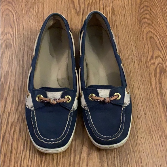 Navy sperry top siders ⛵️ - Picture 1 of 8